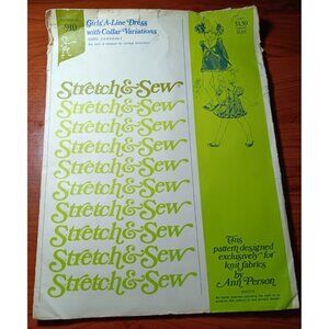 Vintage Sewing Pattern Girls A Line Sailor Dress Sailor Dress by Ann Person
